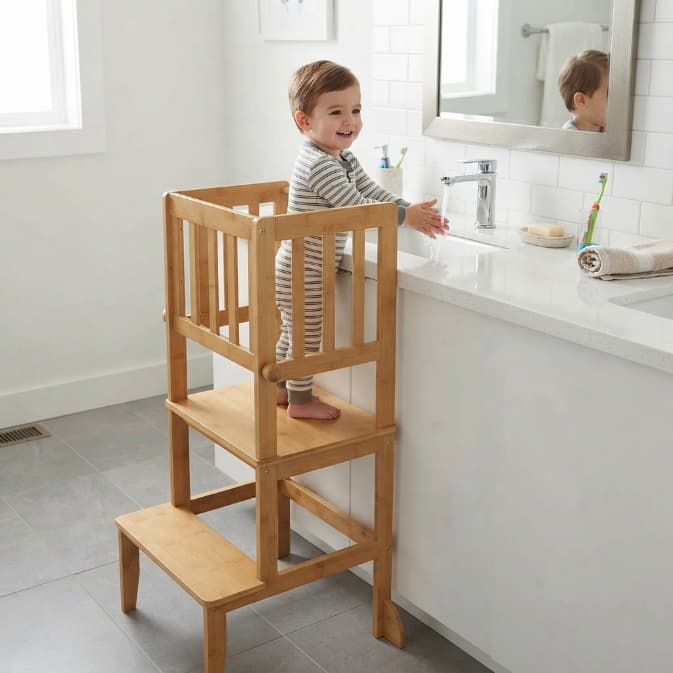bamboo toddler tower bamboo toddler tower